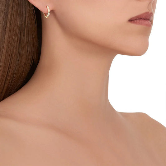 Bloom Hoop Earrings Small (Plain)