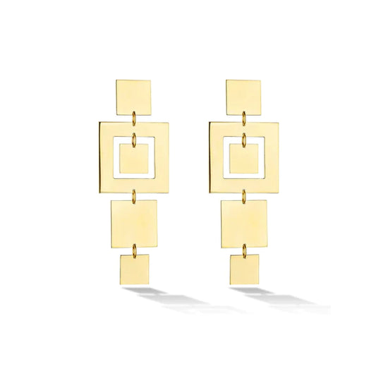 Foundation Statement Drop Earrings