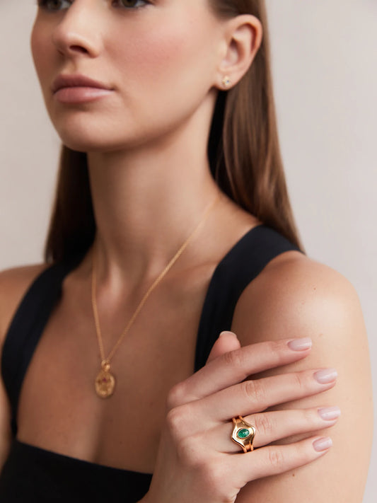 Shelter Island Ring (Emerald)