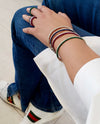 Ruby & Diamond 3 Sided Band Ring