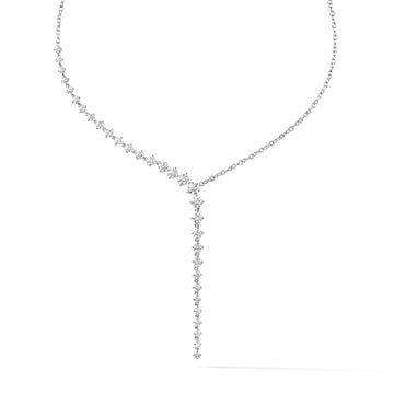 Aria Cascade Necklace with Diamonds
