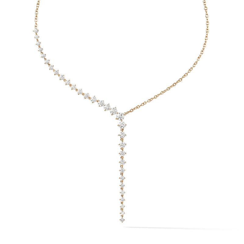 Aria Cascade Necklace with Diamonds