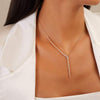 Aria Cascade Necklace with Diamonds
