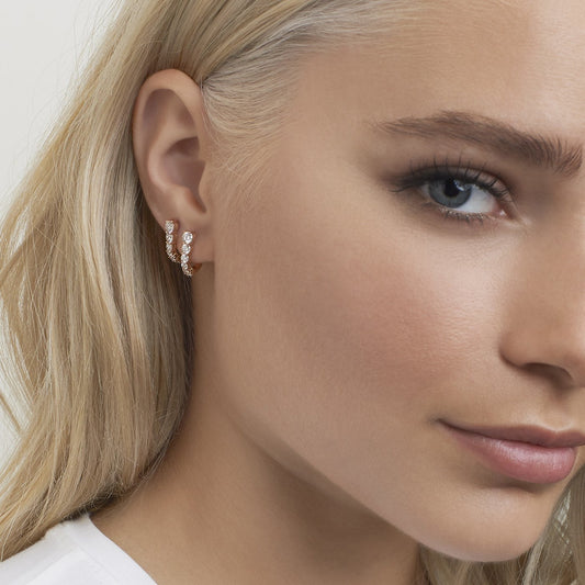 Aria U Huggie Hoops (Diamond)