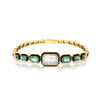 Emerald Enamel Tennis Bracelet