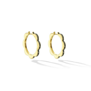 Bloom Hoop Earrings Medium