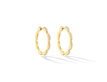 Bloom Hoop Earrings Large