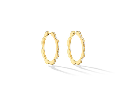 Bloom Hoop Earrings Large