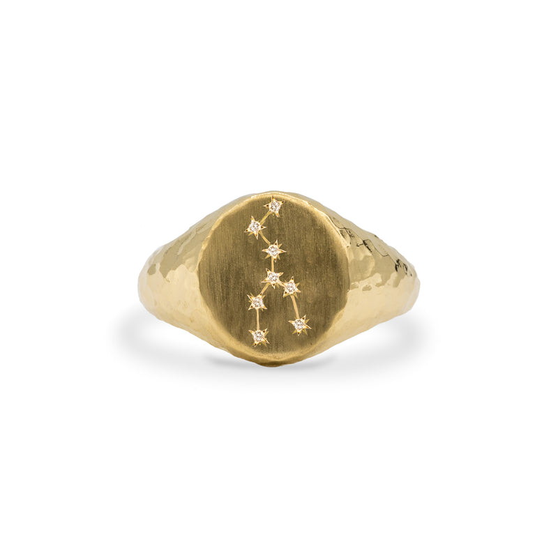 Taurus Celestial Signet Ring