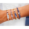 Blue Enamel Tennis Bracelet