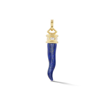 Cornicello Charm (Lapis)