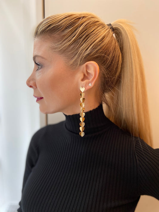 Wings of Love Medium Drop Earrings