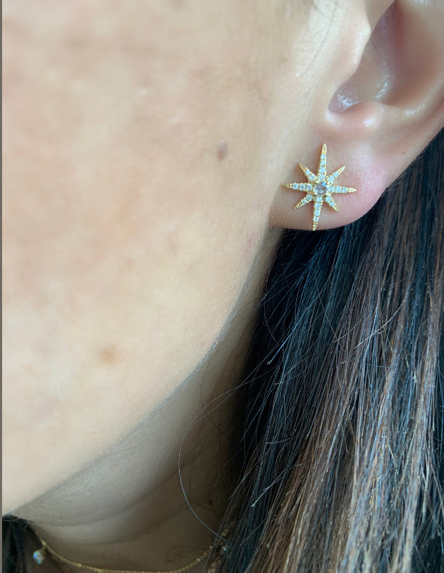 Starburst Stud Earrings