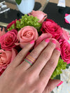 Emerald Eternity Band Rings