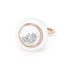 Diamond Donut Enamel Ring