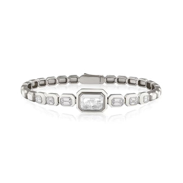 Enamel Tennis Shaker Bracelet