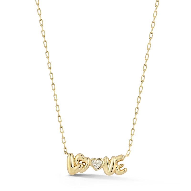Diamond "LOVE" Necklace