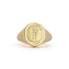 The Queen of Hearts (Plain Gold)