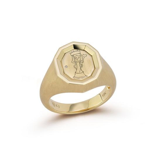 The Queen of Hearts (Plain Gold)