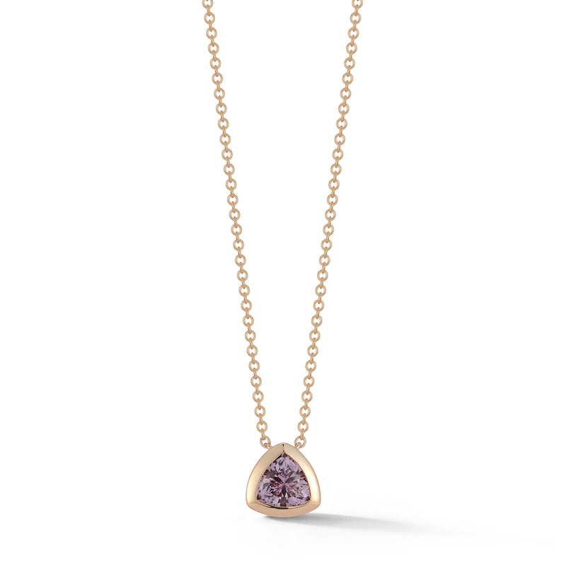 Trillion Lavender Spinel Layering Necklace