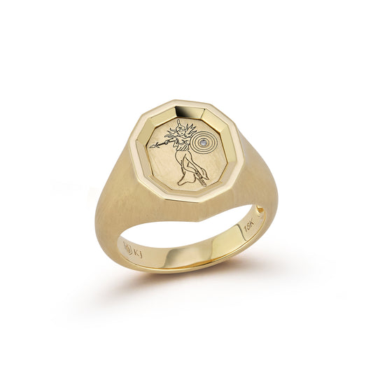 Athena, Goddess of War (Plain Gold)