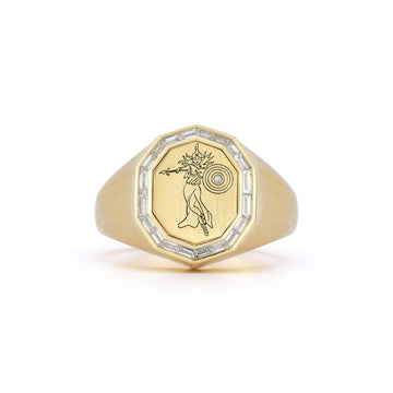 Athena, Goddess of War (Baguette Diamonds)