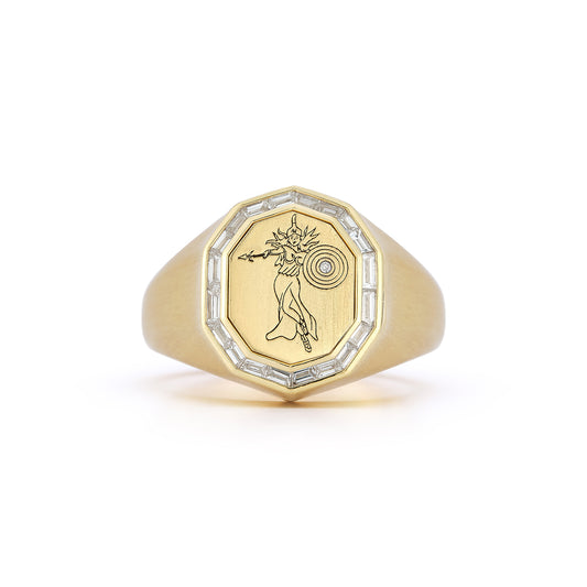 Athena, Goddess of War (Baguette Diamonds)