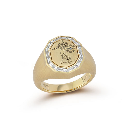 Athena, Goddess of War (Baguette Diamonds)