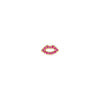 Pink Sapphire Lips Stud