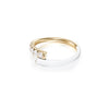 Lola Pinky Ring (White Enamel)