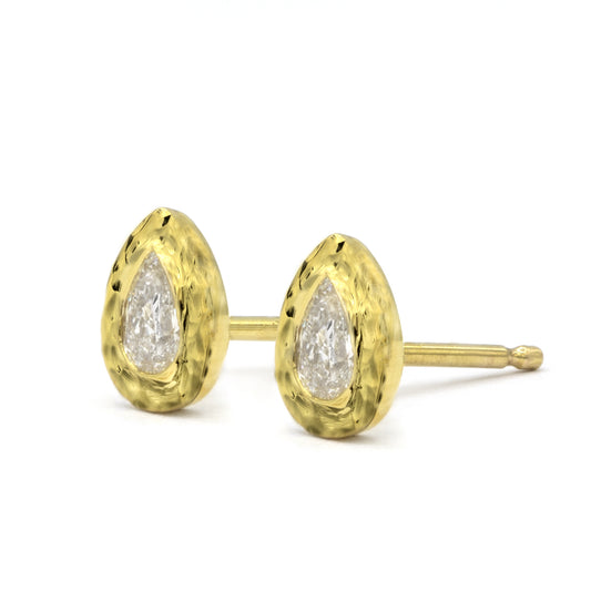 Pear Nesting Gem Studs