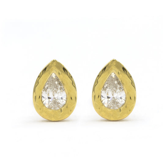 Pear Nesting Gem Studs
