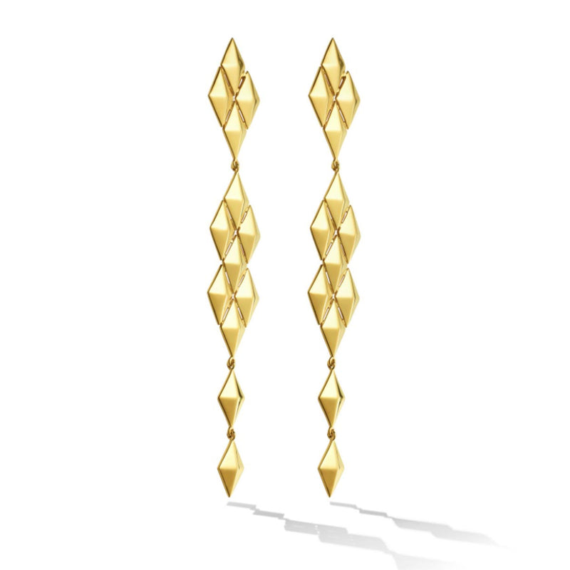 Python Symmetrical Drop Earrings