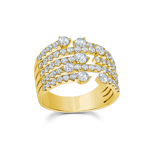 Diamond Medium Cage Ring