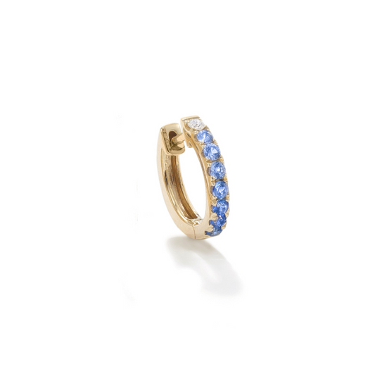 Orb Hoop Midi, Blue Sapphires