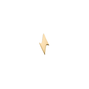 Simple Yellow Gold Bolt Stud