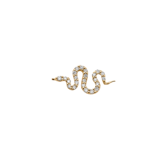 Diamond Snake Stud