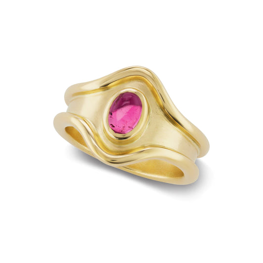 Shelter Island Ring (Rubellite)