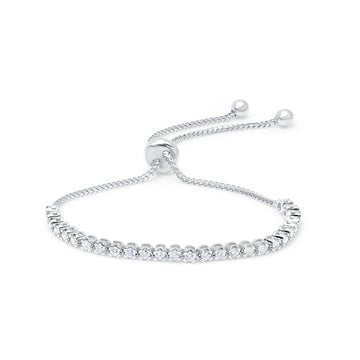 Diamond Bolo Bracelet