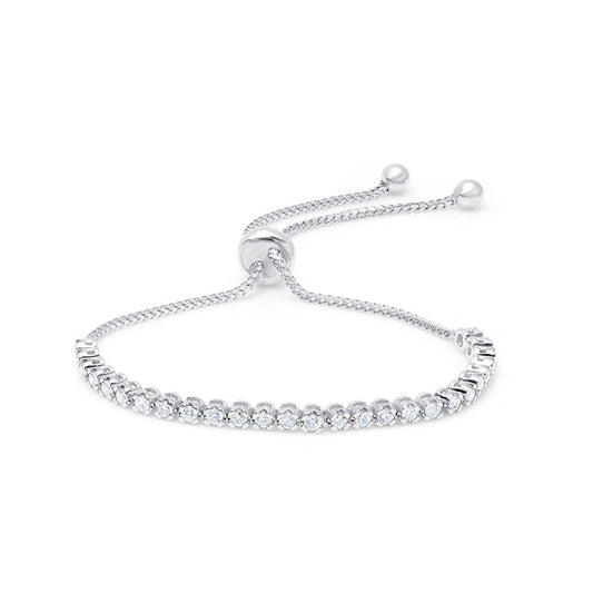 Diamond Bolo Bracelet