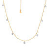Small Floating Diamond Necklace
