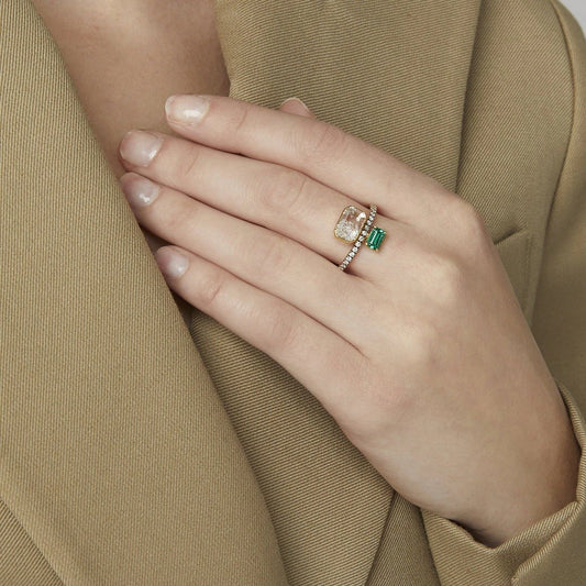 Emerald Cut Emerald Ring