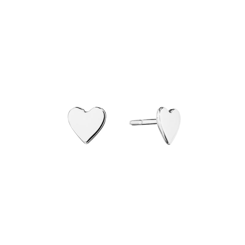 Wings of Love Small Heart Studs