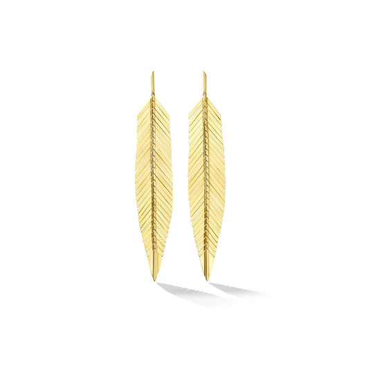Large Feather Earrings