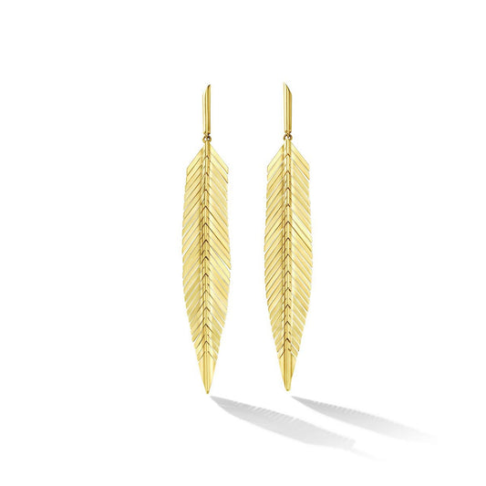 Medium Feather Earrings