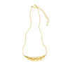 Medium Gold Feather Necklace