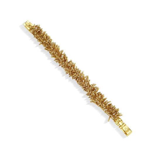 Gold Fur Bracelet Narrow