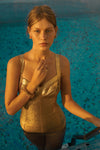 Gold Fur Bracelet Narrow