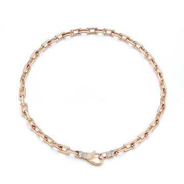 Clive 18K Rose Gold Chain Link Choker
